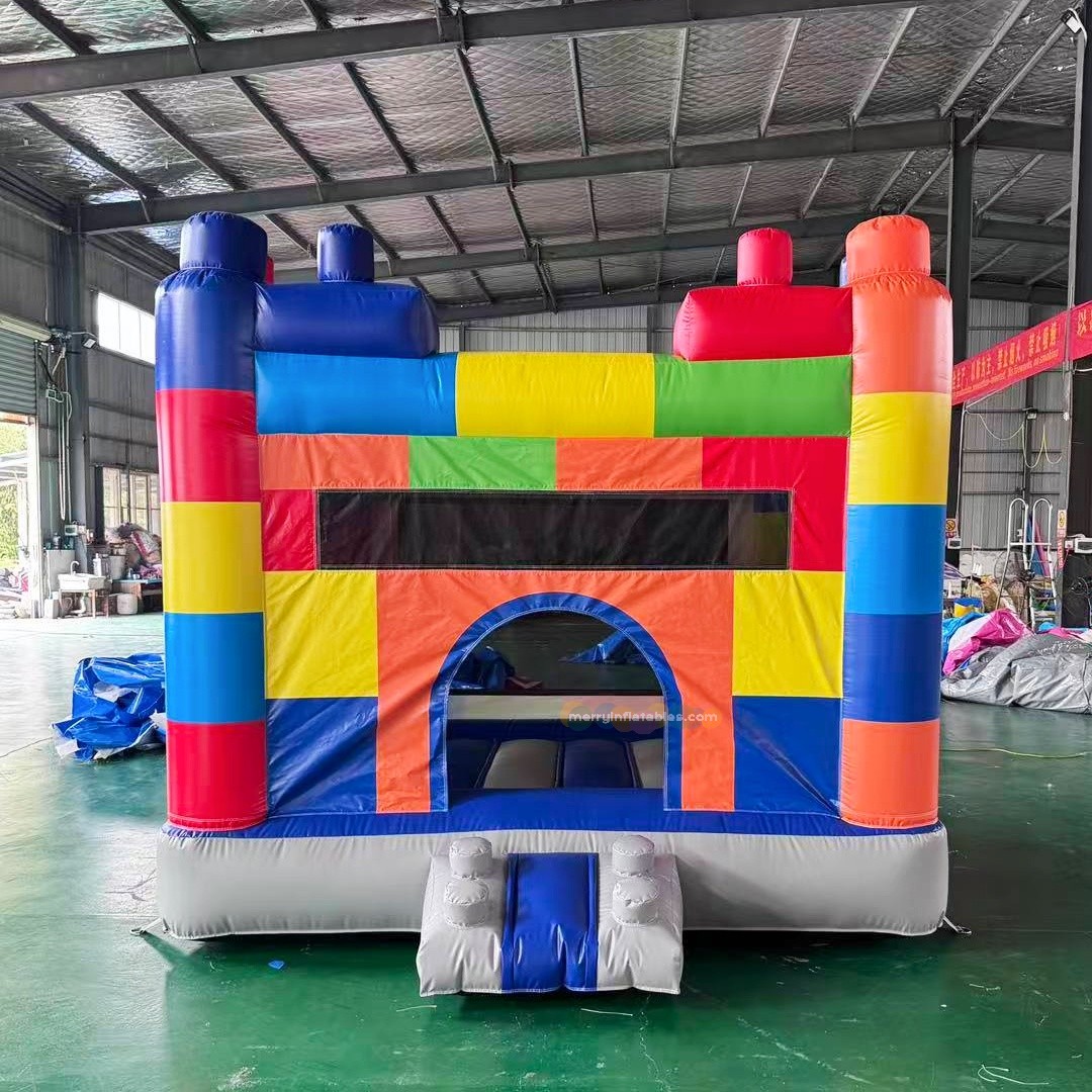 Party Games Kids Outdoor - Kids Bounce House Springkasteel Glijbaan Combo