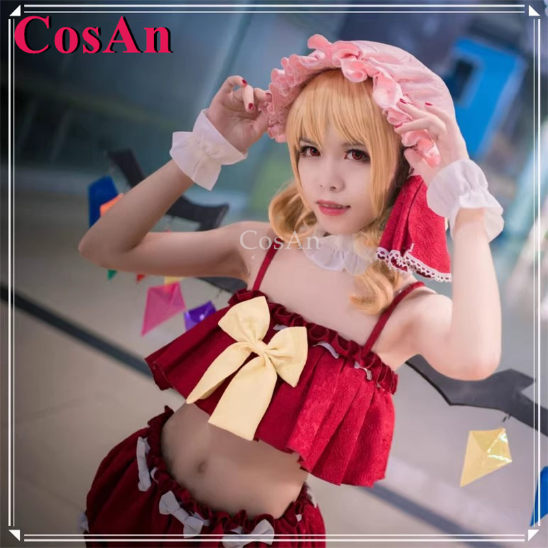 Party Games New - CosAn【Aangepast】Game Touhou Project Flandre Scarlet Cosplay