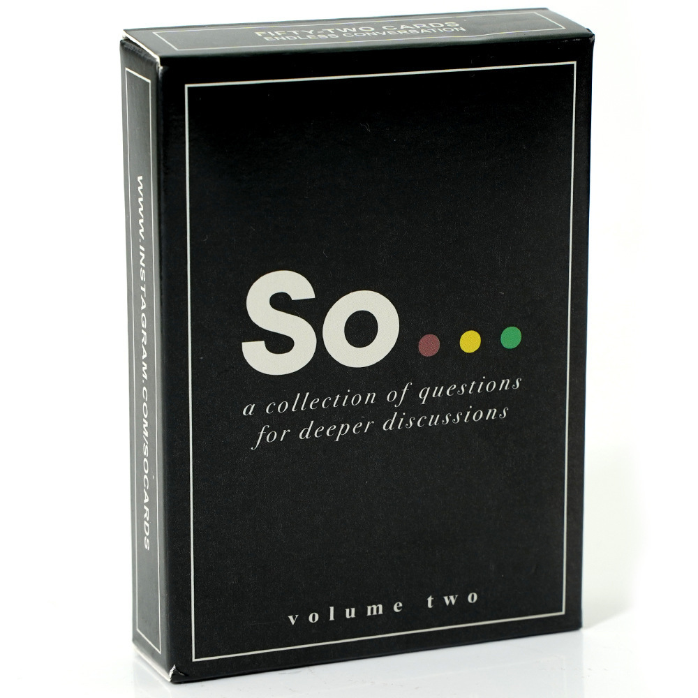 Party Games Questions For Adults - Hoge kwaliteit So Cards Conversation Starter-Speciale