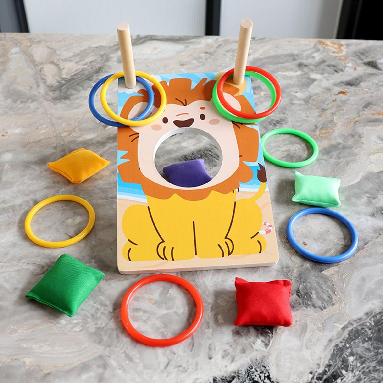 Party Games Group For Adults - Houten Zitzak Toss Game Ring &