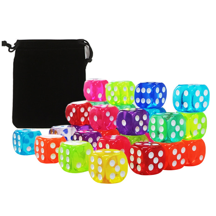 Party Games Entertainer - 10 stks 14mm Ronde Hoek Spel