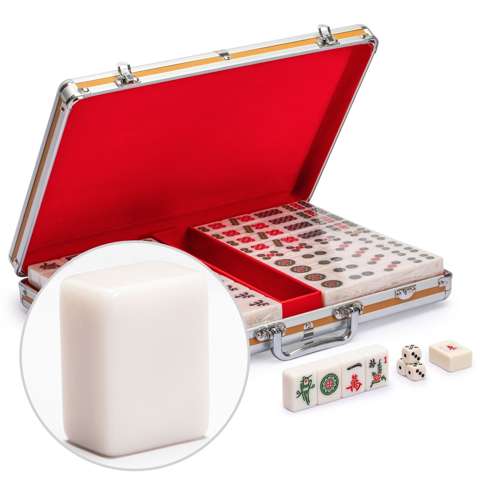 Party Games Gender Reveal - Champion formaat Chinees Mahjong spelset met