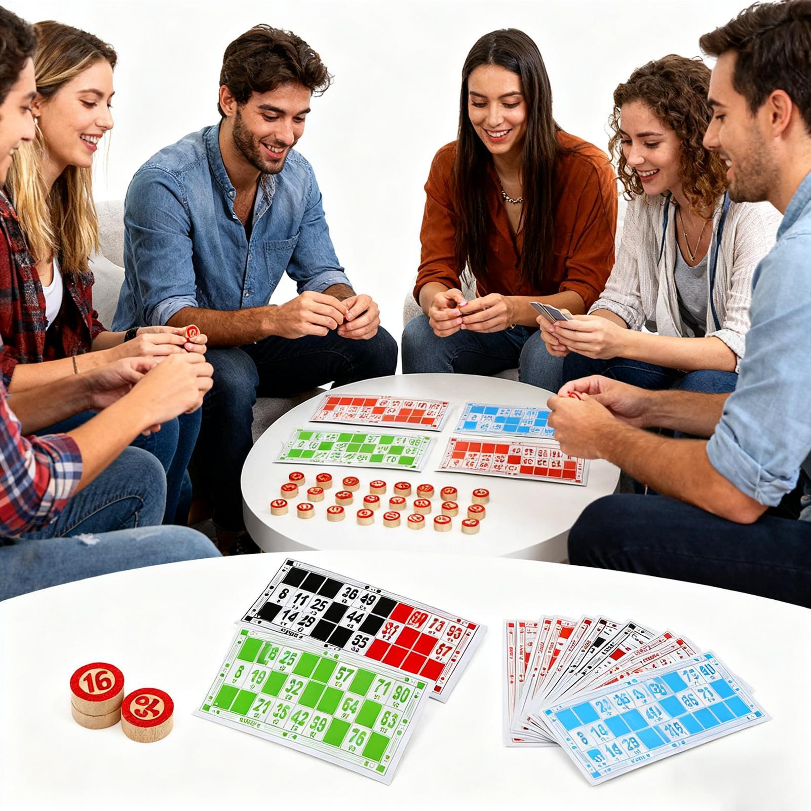 Bingo Set Grappig Vintage Hout - Party Games For Large Groups recensie en prijs