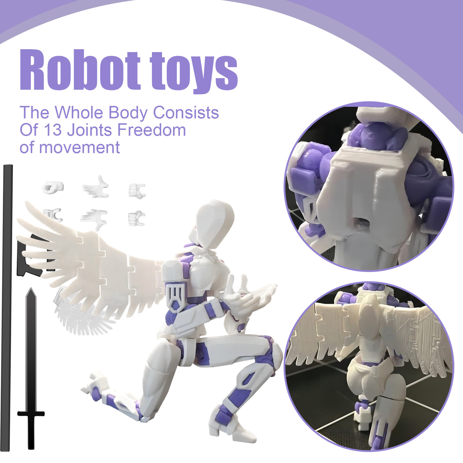 Multi-jointed Beweegbare Robot - Party Games Gender Reveal recensie en prijs