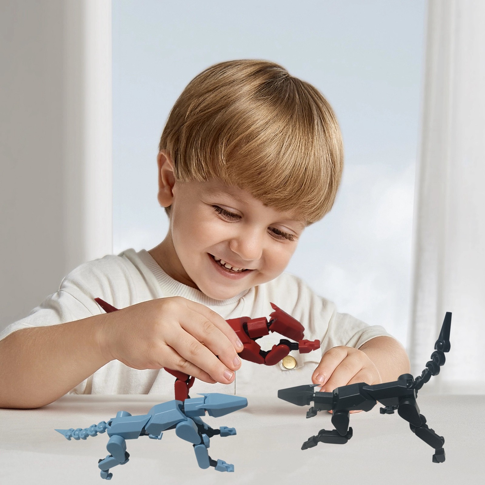 Multi-jointed Beweegbare Robot - Party Games Gender Reveal recensie en prijs