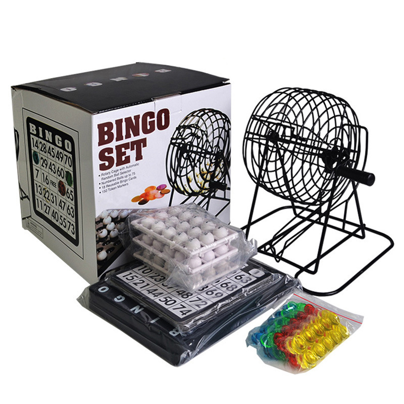 Bingo Loterij Machine Stalen B - Party Games For Large Groups recensie en prijs