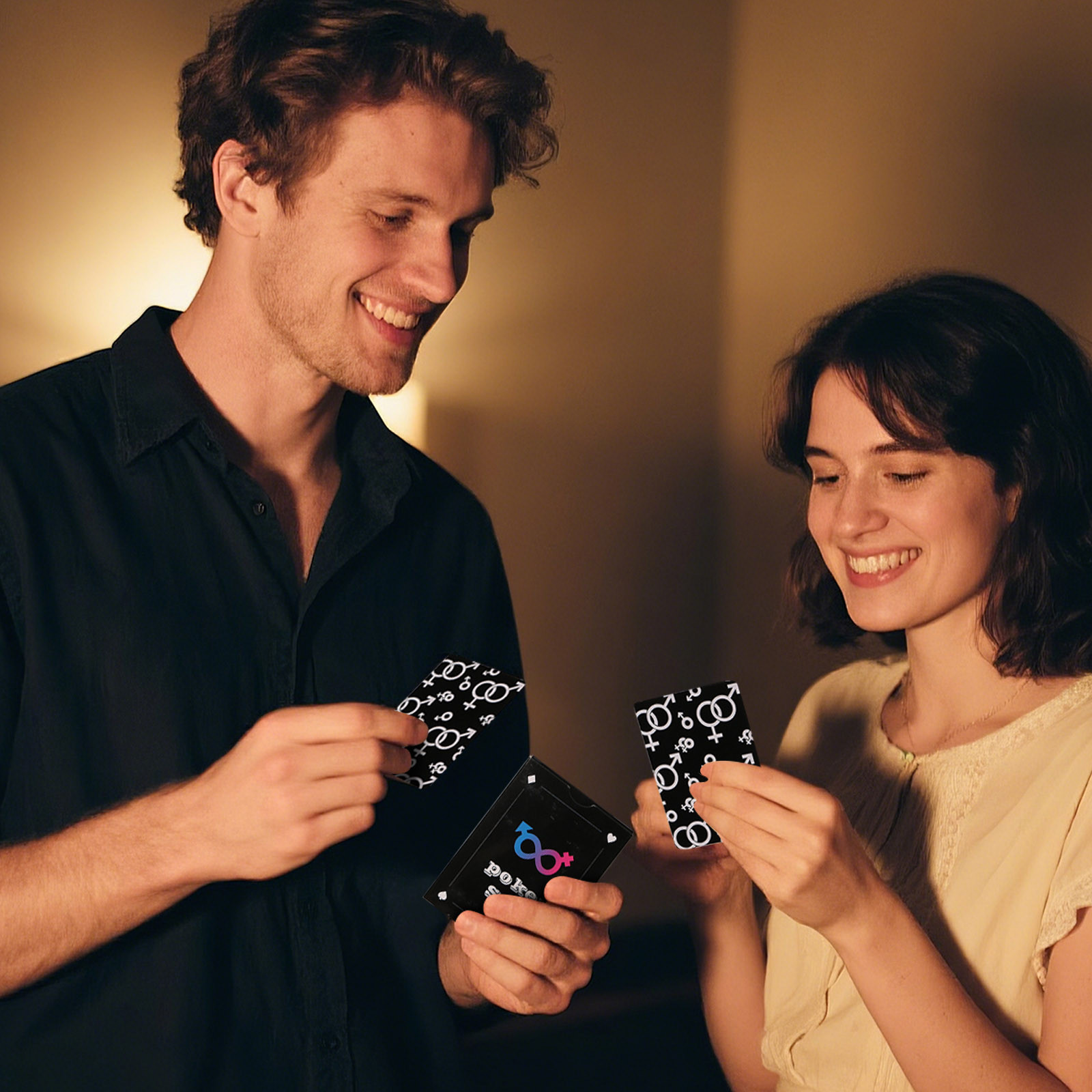 1 doos kaarten met sekspositie - Party Games Gender Reveal recensie en prijs