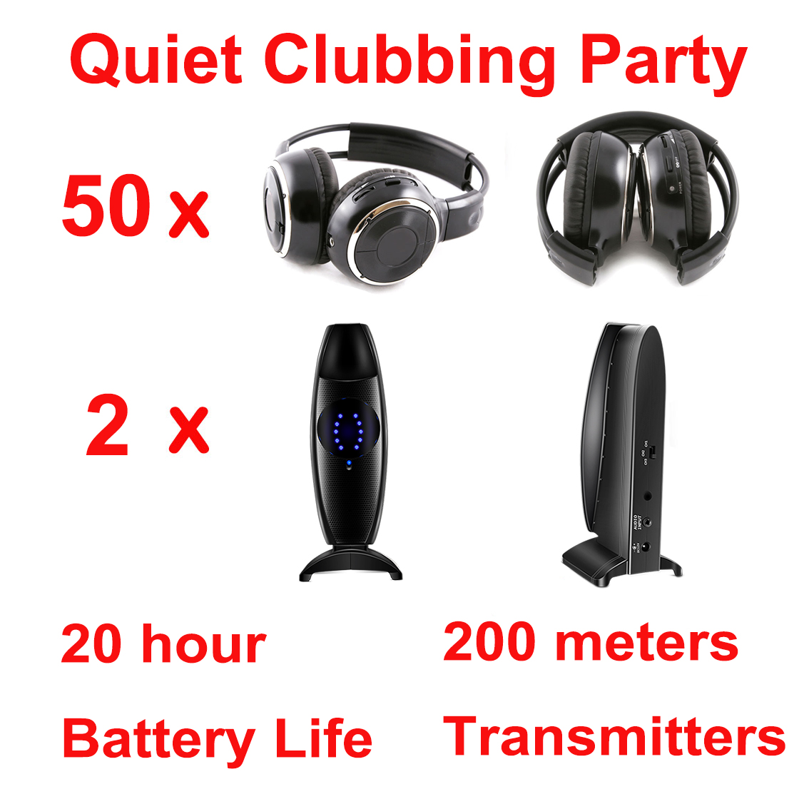 Silent Disco Complete systeem  - Party Games Mobile recensie en prijs