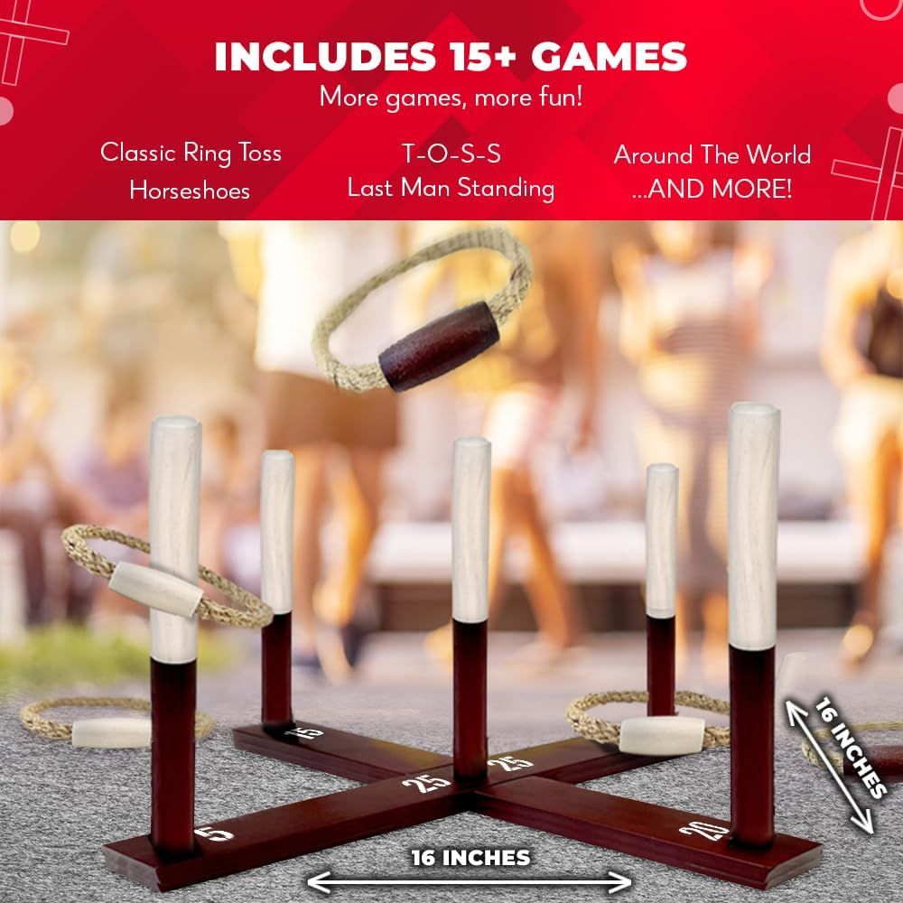 Ringgooi-spel voor alle weerso - Ring Toss Outdoor recensie en prijs