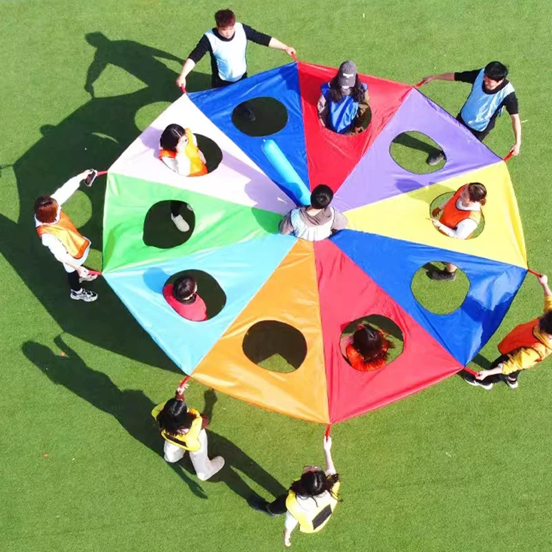 Regenboog Parachute Knock Goph - Party Games Group For Adults recensie en prijs