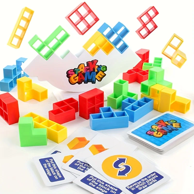 Kleurrijke stapelblokken Balan - Party Games Competition recensie en prijs