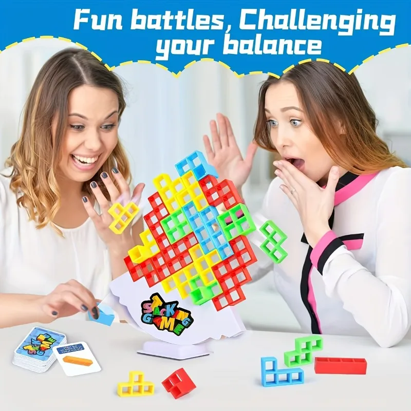 Kleurrijke stapelblokken Balan - Party Games Competition recensie en prijs