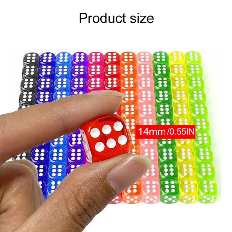 10 stks 14mm Ronde Hoek Spel D - Party Games Entertainer recensie en prijs