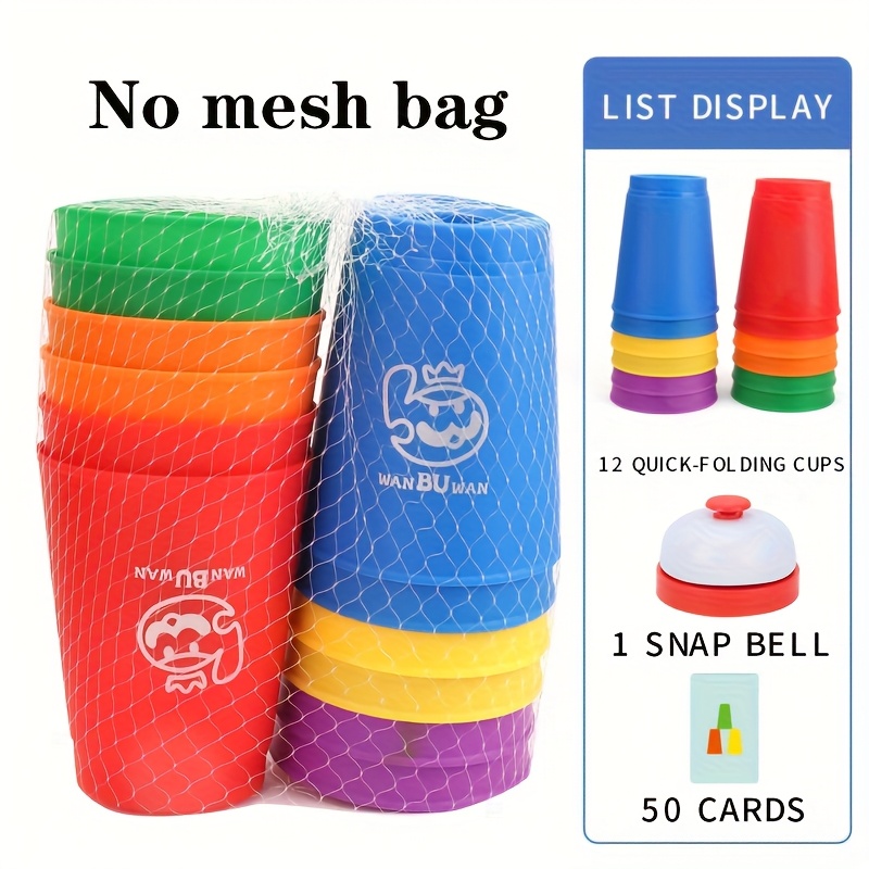 Speed Stacking Cup Set met 12  - Party Games Competition recensie en prijs
