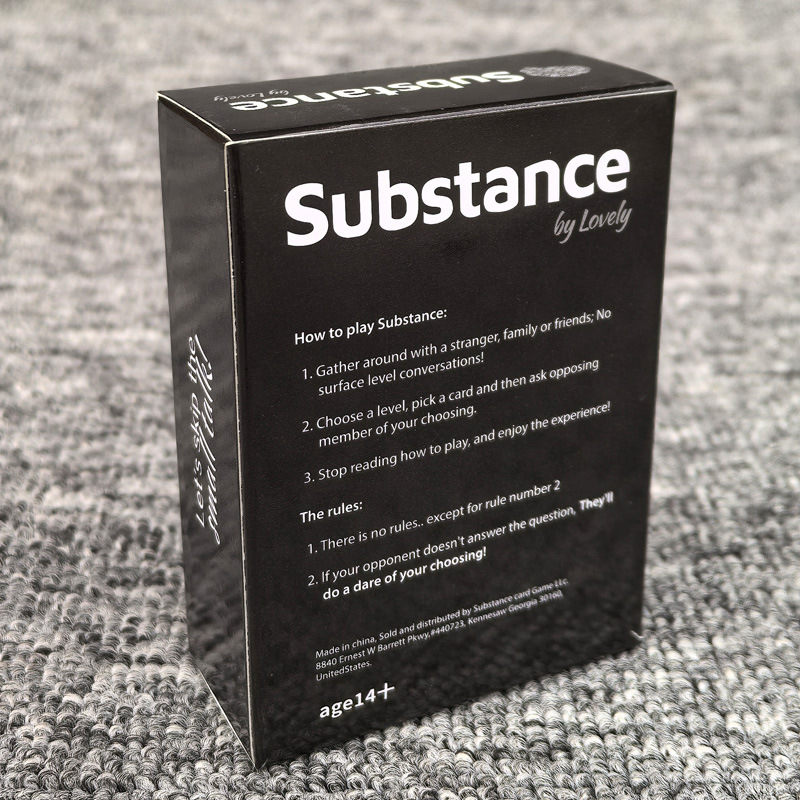 Substance by Lovely English Ed - Party Games Questions For Adults recensie en prijs