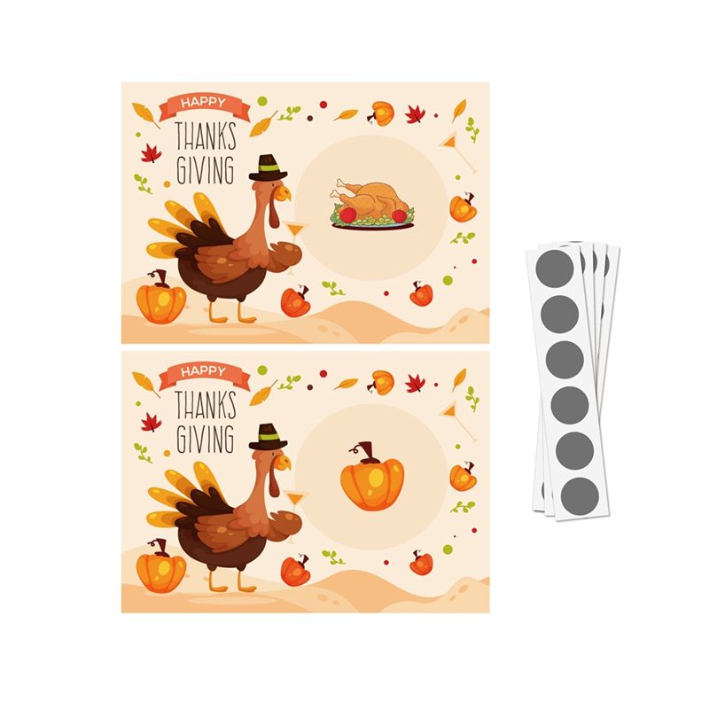 AT84-Thanksgiving Party Scratc - Party Games Using Cards recensie en prijs