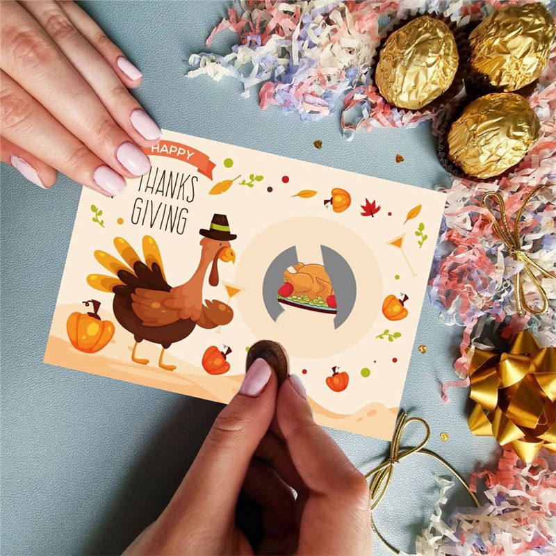 AT84-Thanksgiving Party Scratc - Party Games Using Cards recensie en prijs