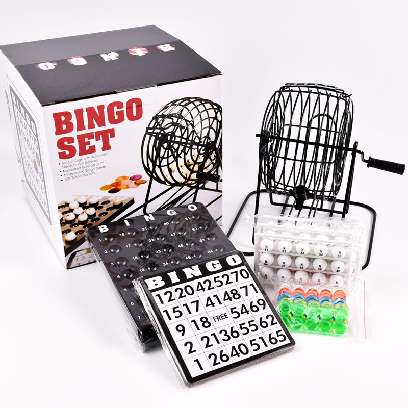 Bingo Loterij Machine Stalen B - Party Games For Large Groups recensie en prijs