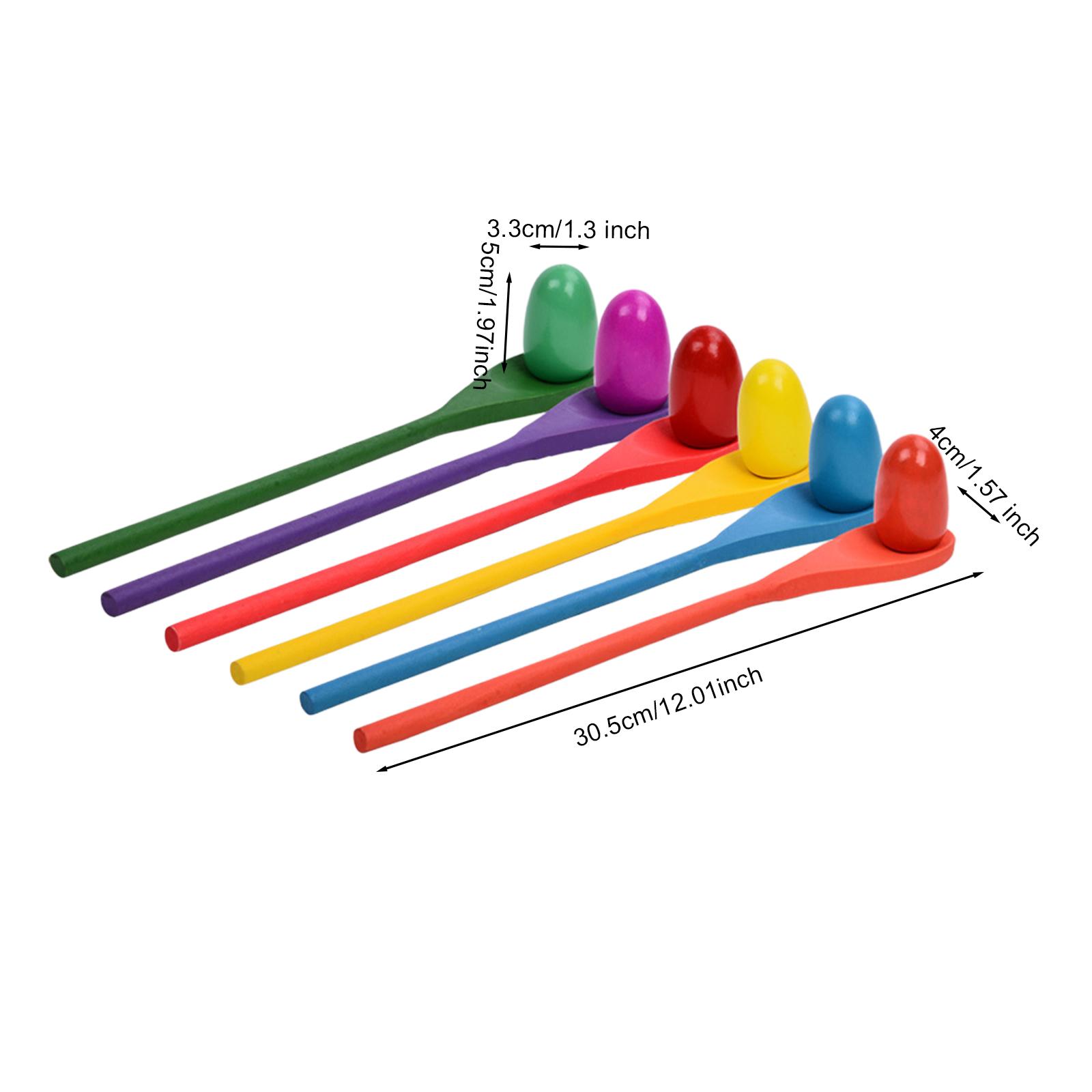 6 stuks Eierlepel Racespel Han - Party Games Kids Outdoor recensie en prijs