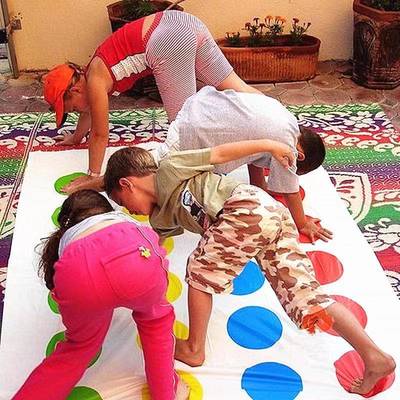 Twister geïnspireerde dansmat  - Party Games Group For Adults recensie en prijs